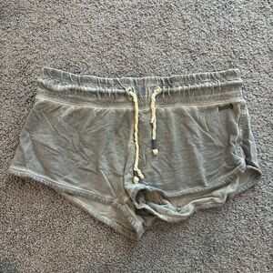 Gray Casual Sleep Shorts